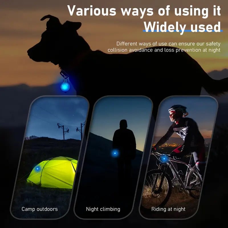 1Pc Bright LED Pet Pendants