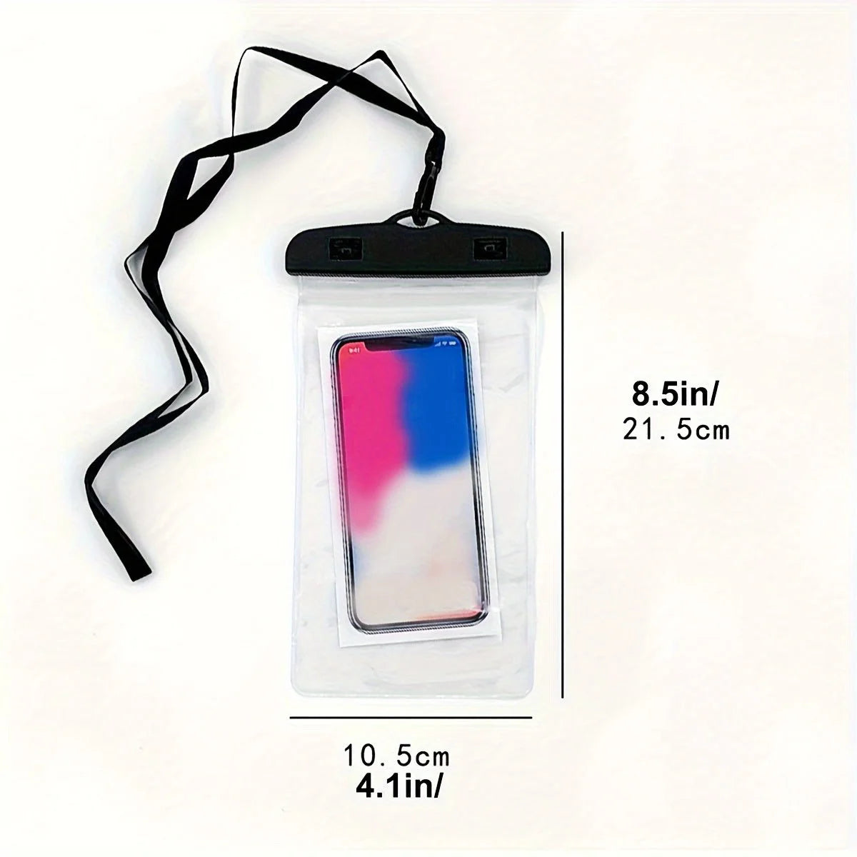 3pcs Waterproof Phone Pouch - Clear Dry Bag Case