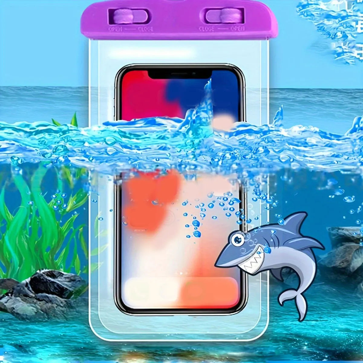 3pcs Waterproof Phone Pouch - Clear Dry Bag Case