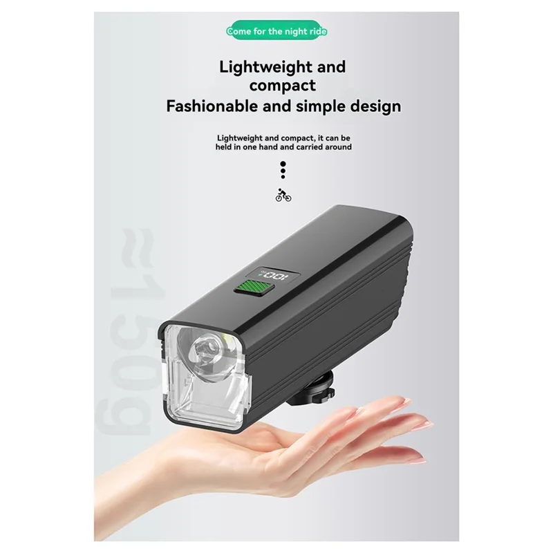 Cycling Night Riding Lights - High And Low Switch 800 Lumens