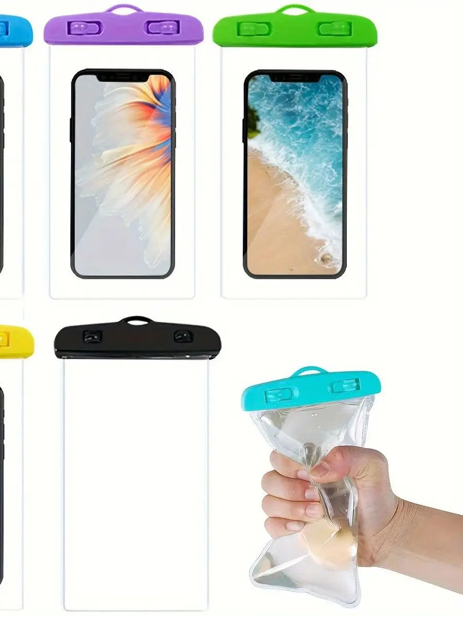 3pcs Waterproof Phone Pouch - Clear Dry Bag Case