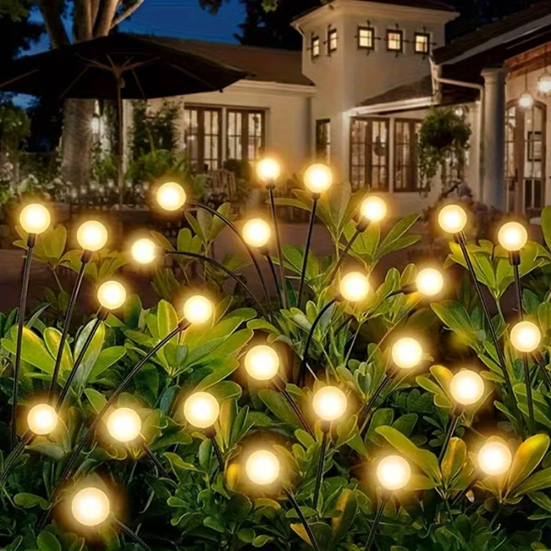 10-Pack Solar-Powered Lawn Lights