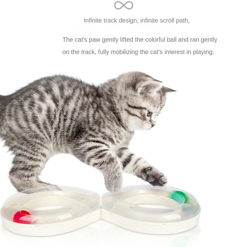 Cat Turntable Teasing Set Tunnel