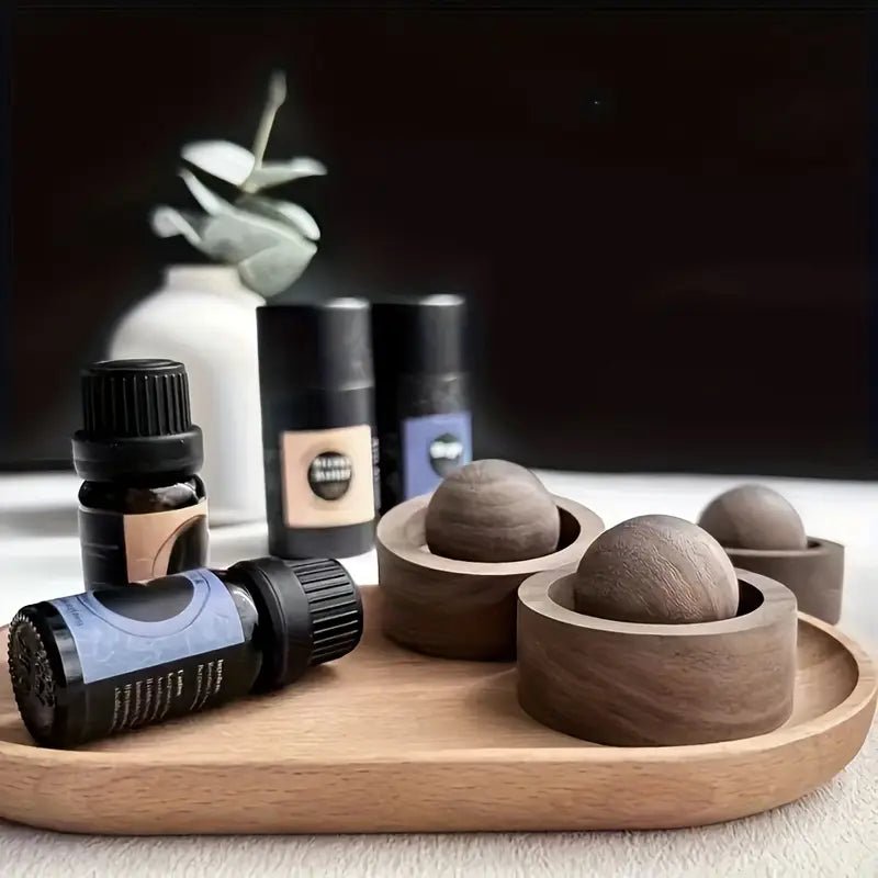 Wooden Aroma Diffuser Set