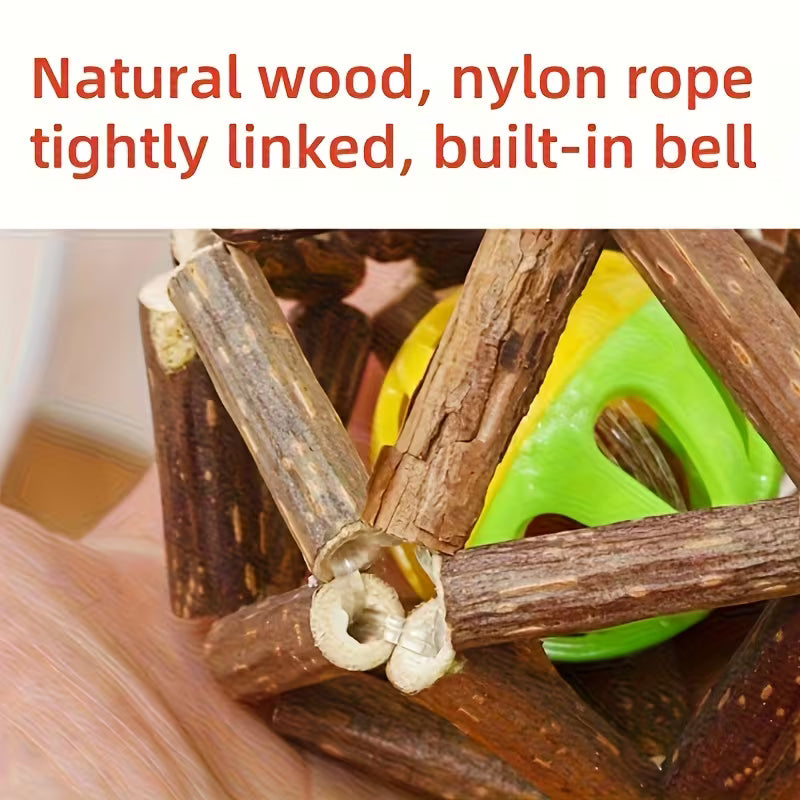 Rattan Cat Chew Ball Toy