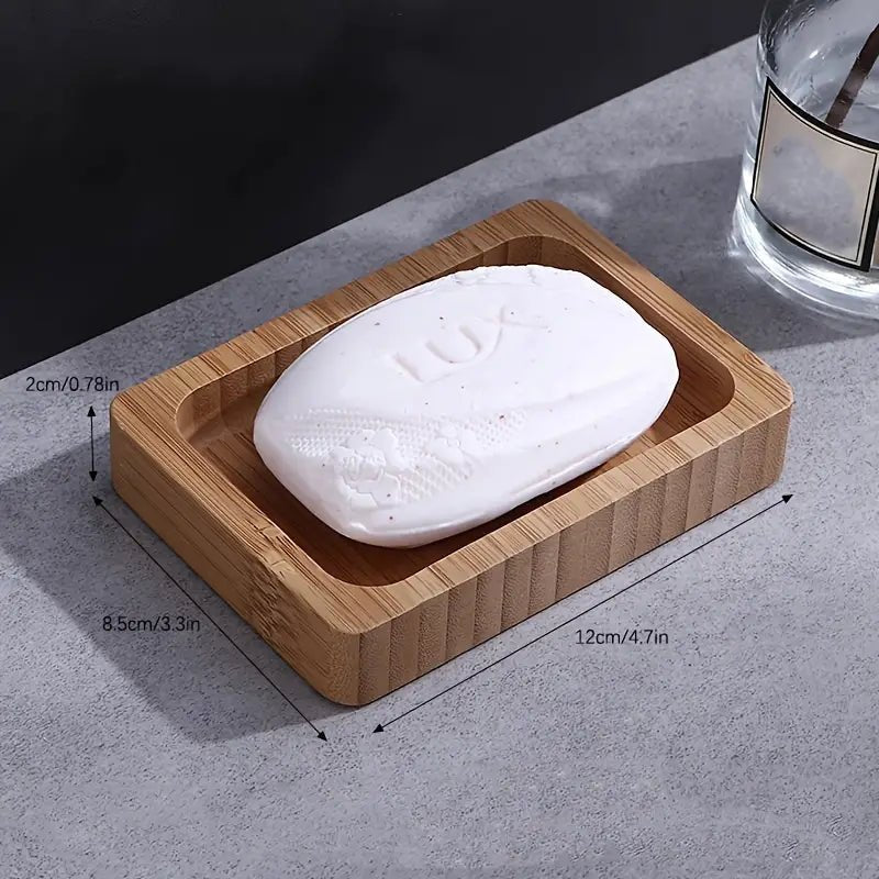 1pc Bamboo Soap Dish