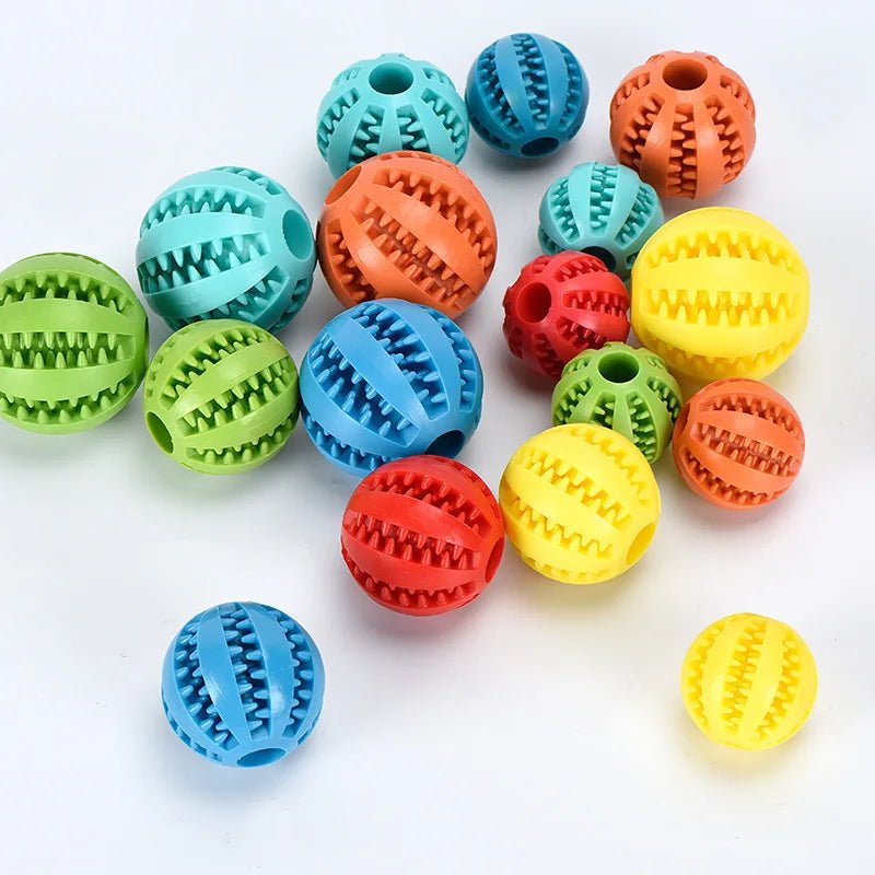 1Pc Dog Interactive Silicone Rubber Toy