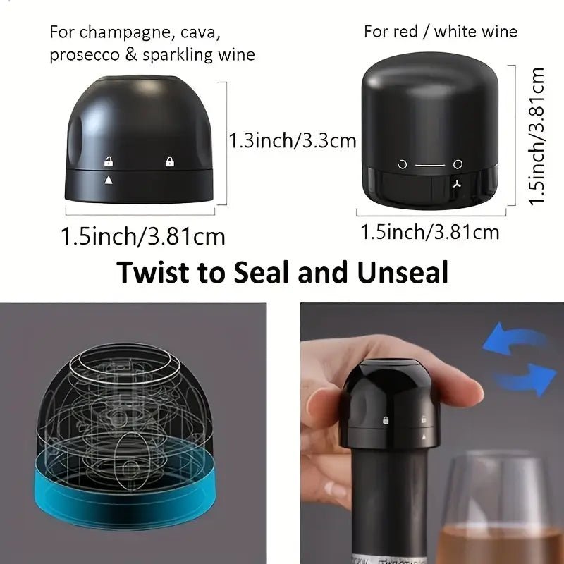 1Pc Vacuum Wine/Champagne Stopper