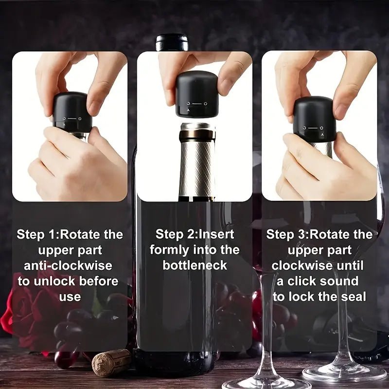 1Pc Vacuum Wine/Champagne Stopper