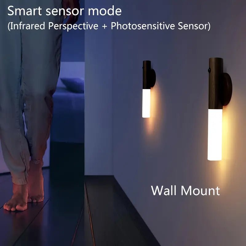 2Pcs Smart Motion Sensor Night Light