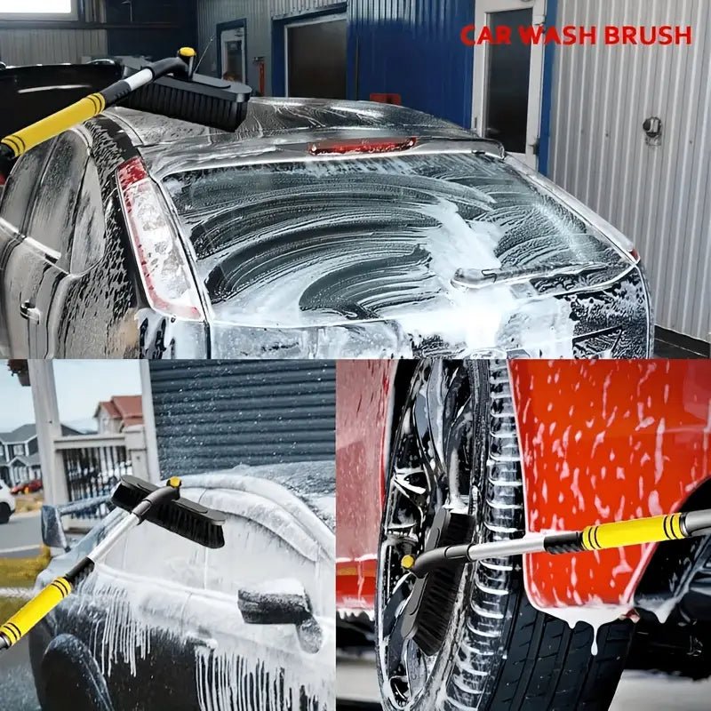 3-in-1 Retractable Car Snow Shovel with Brush & Scraper