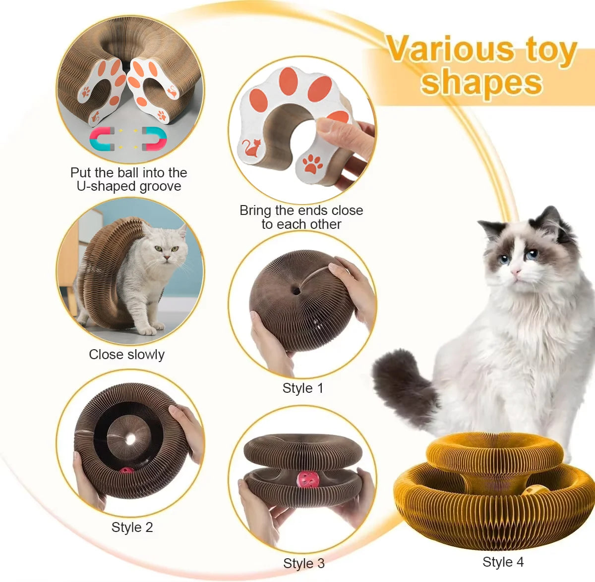 Magic Cat Scratch Organ Toy Board