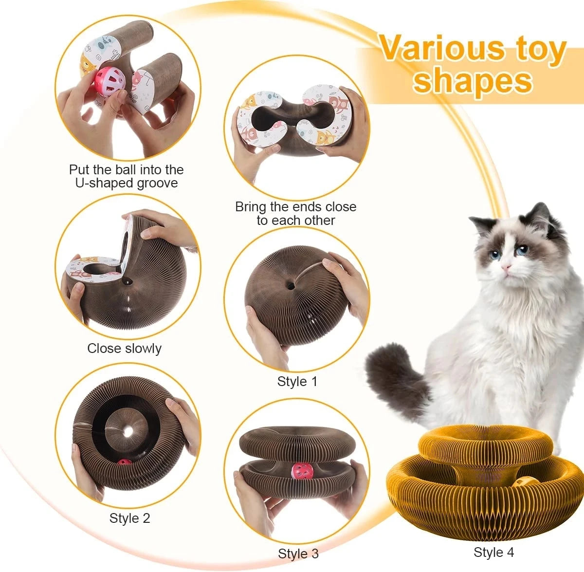 Magic Cat Scratch Organ Toy Board