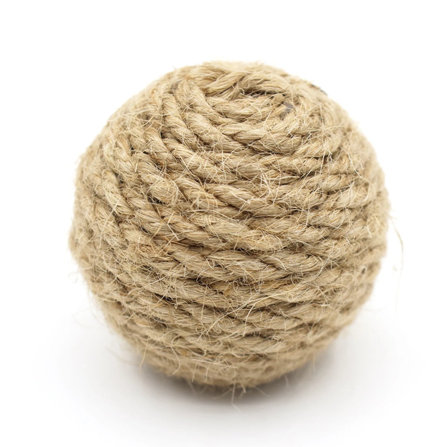 5Pcs Hand-Woven Cat Hemp Rolling Interactive Ball