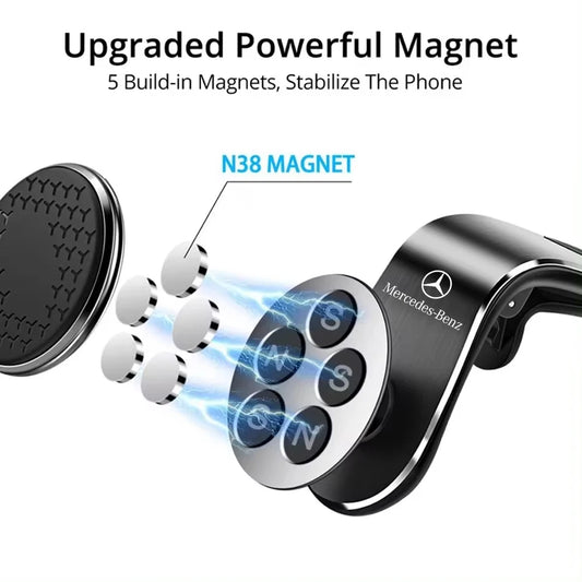 Magnetic Car Phone Holder Air Vent Clip Mount for Mercedes Benz