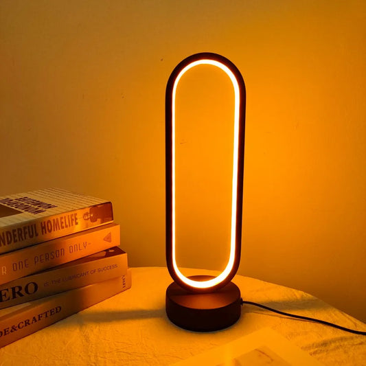 1PC Bedroom Ring Lamp - Living Room Bedside Lamp
