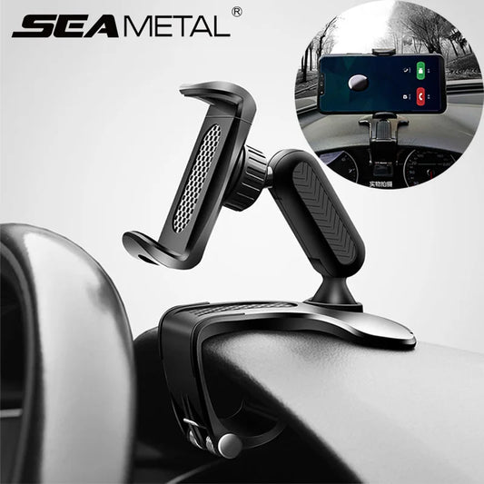 360 Degree Dashboard Car Phone Holder - Sun Visor Holder