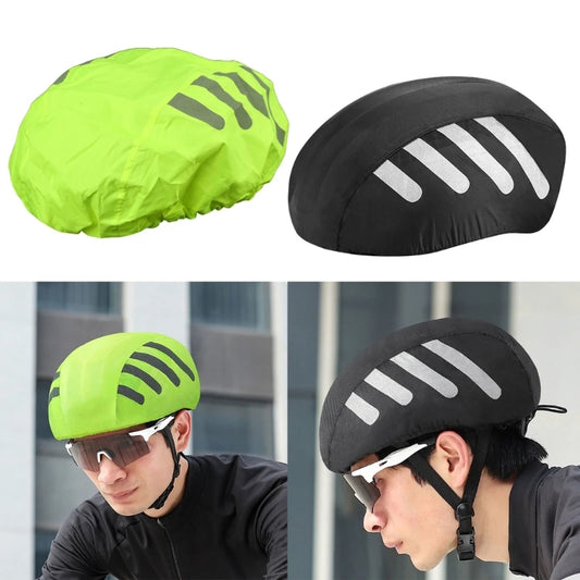 Cycling Helmets Rain Cover with Reflectives Strips