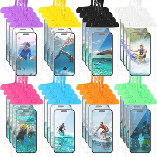 3pcs Waterproof Phone Pouch - Clear Dry Bag Case