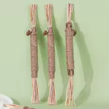 1Pc Cat Raffia Grass Silvervine Chew Stick