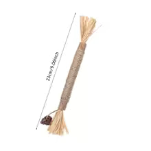 1Pc Cat Raffia Grass Silvervine Chew Stick
