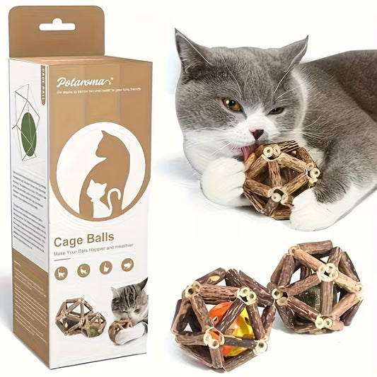 Rattan Cat Chew Ball Toy