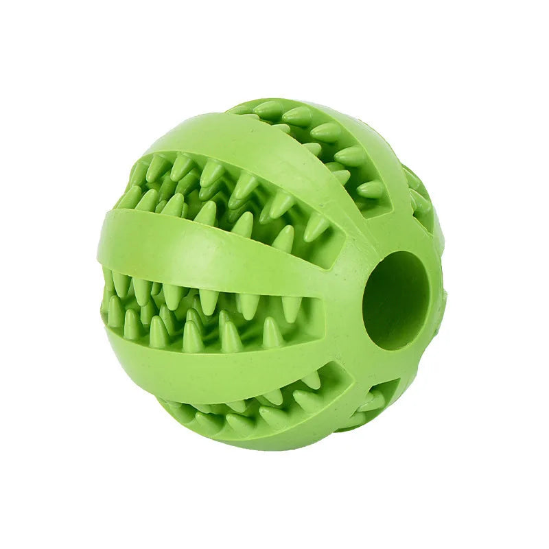 1Pc Dog Interactive Silicone Toy Rubber Ball