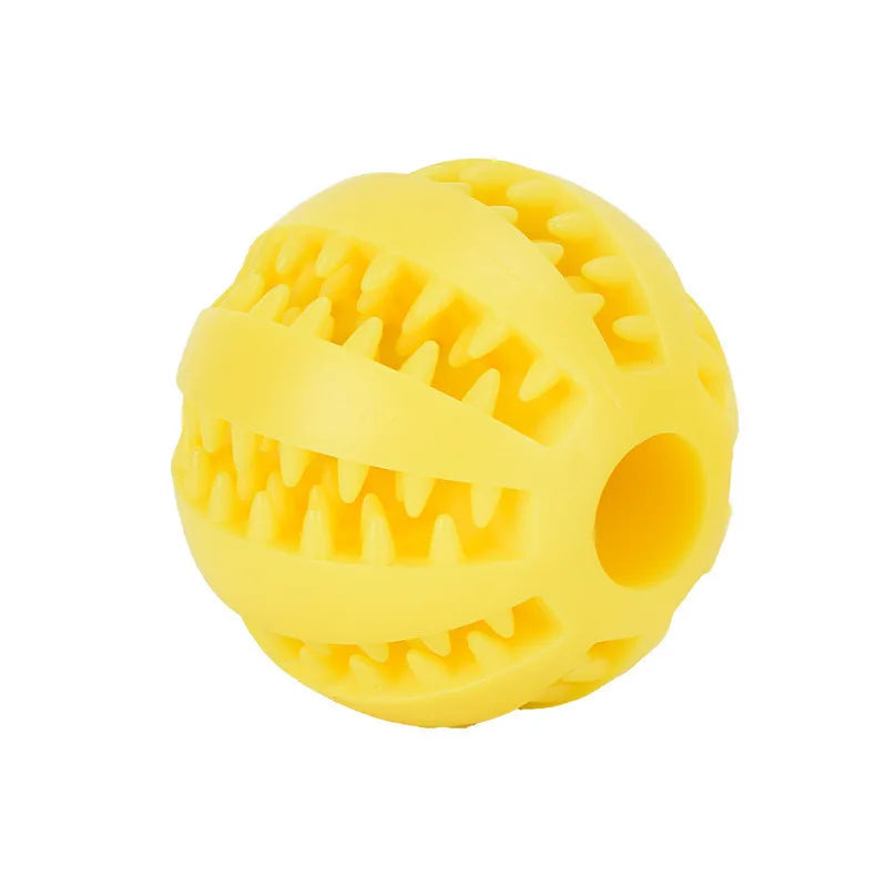1Pc Dog Interactive Silicone Toy Rubber Ball