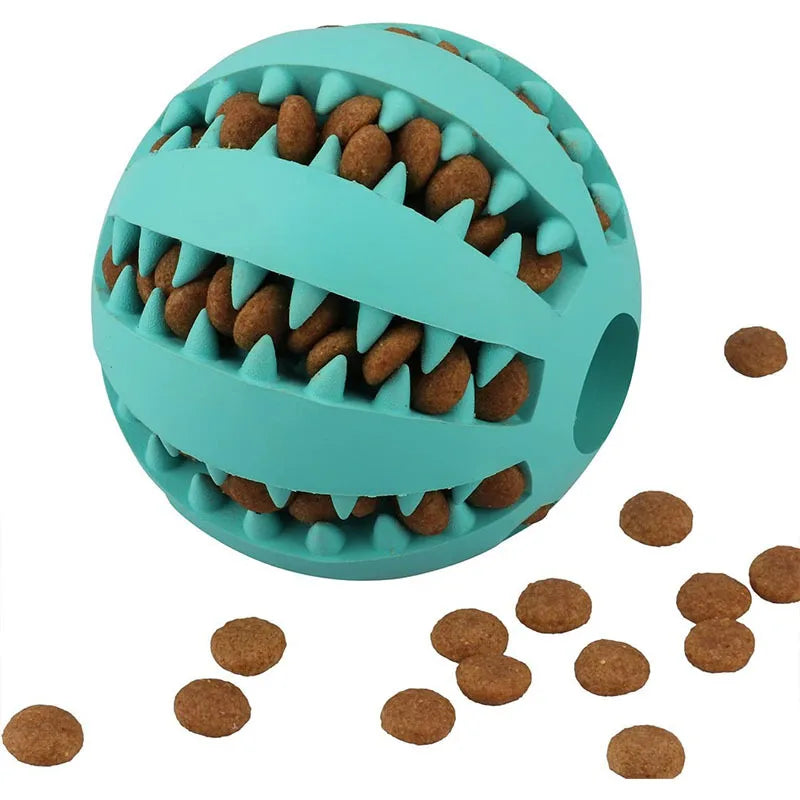 1Pc Dog Interactive Silicone Toy Rubber Ball