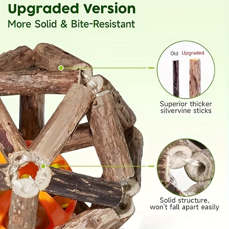 Rattan Cat Chew Ball Toy