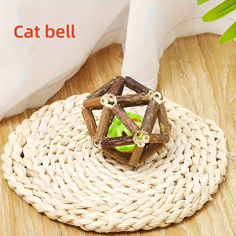 Rattan Cat Chew Ball Toy