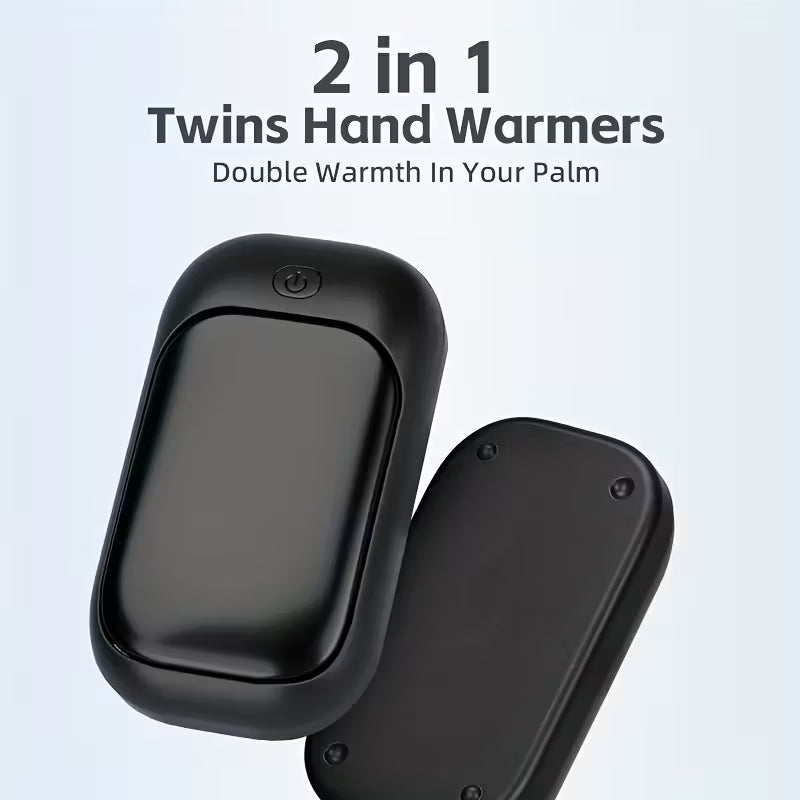 2Pcs Rechargeable Magnetic Hand Warmers