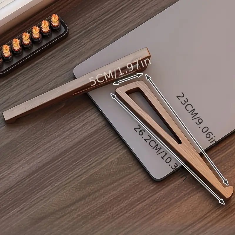 Ergonomic Bamboo Laptop Stand