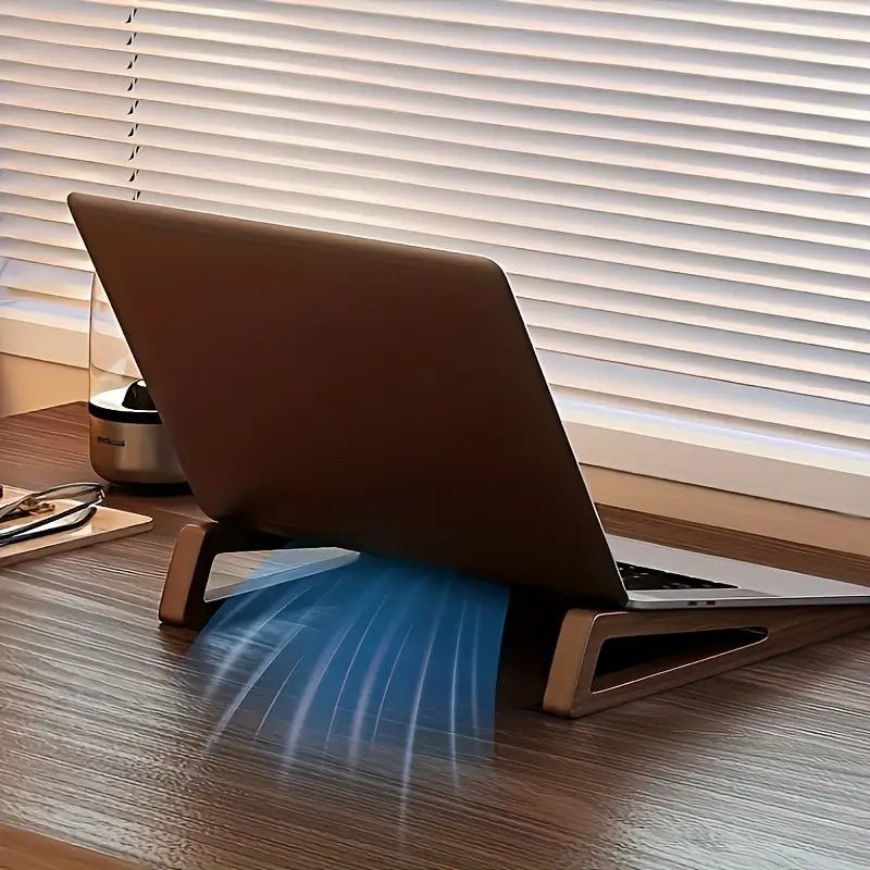 Ergonomic Bamboo Laptop Stand
