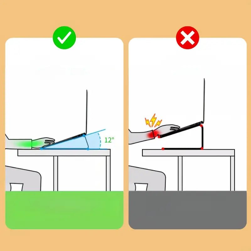 Ergonomic Bamboo Laptop Stand