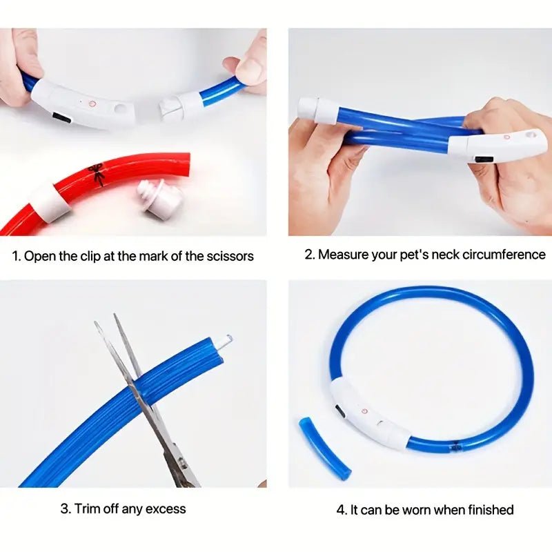 Luminous USB Rechargeable Dog Collar