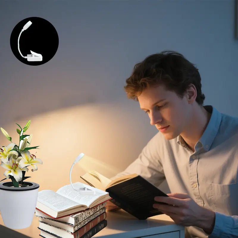 Portable LED Clip-on Reading Light