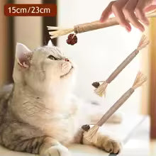 1Pc Cat Raffia Grass Silvervine Chew Stick