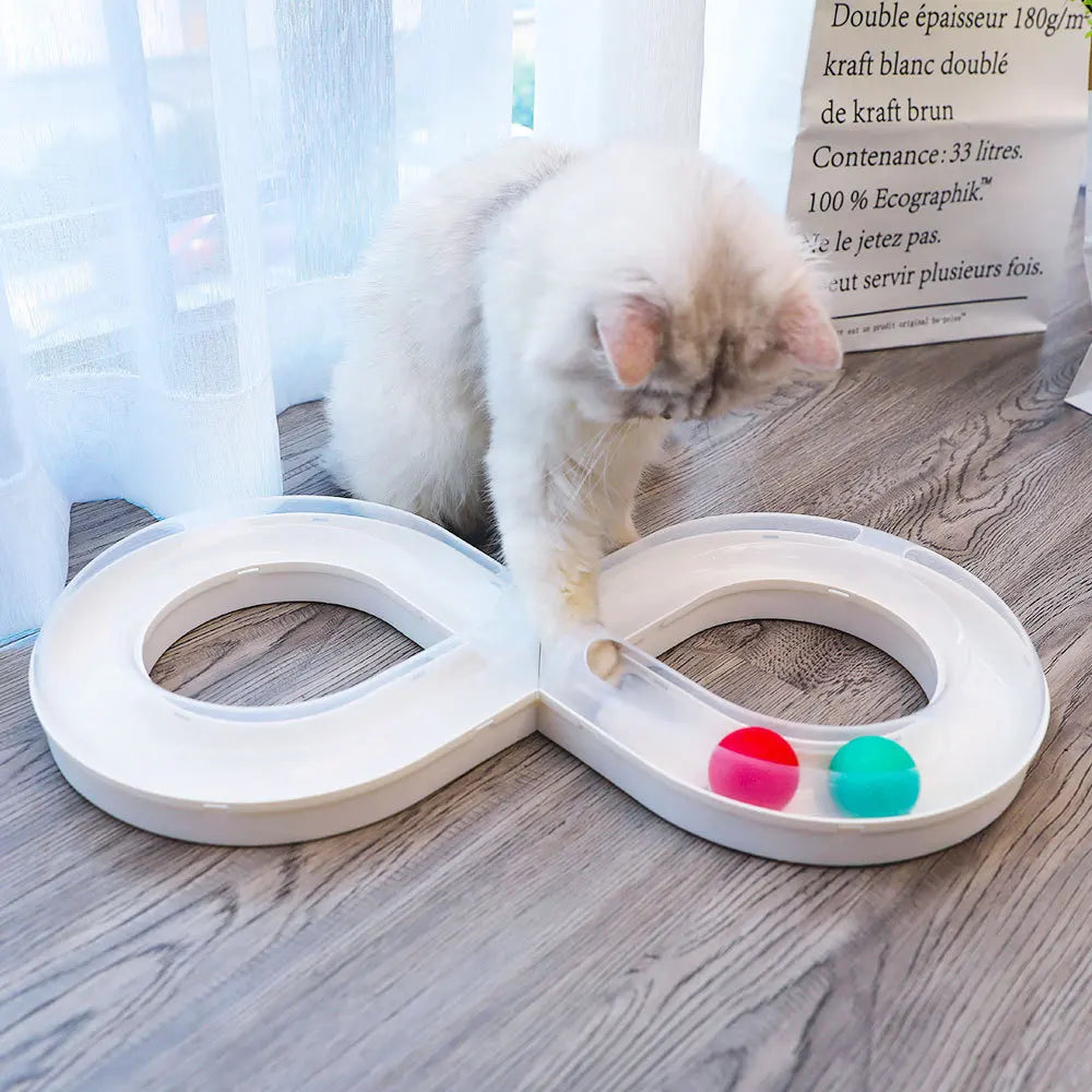 Cat Turntable Teasing Set Tunnel