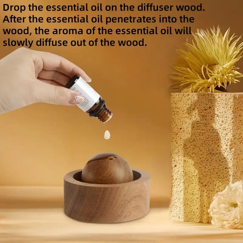 Wooden Aroma Diffuser Set