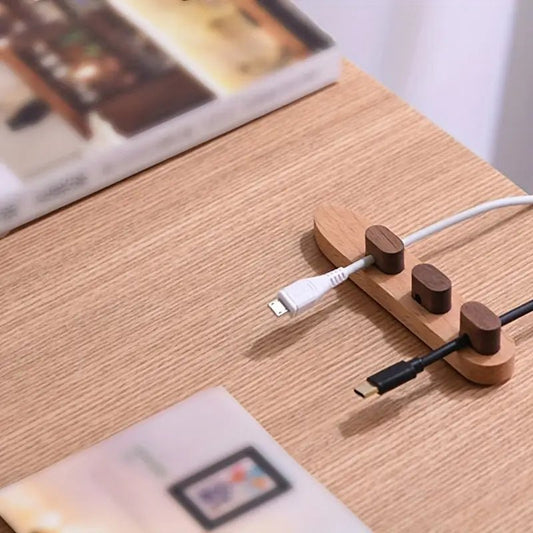 Wooden Cable Organizer Clip