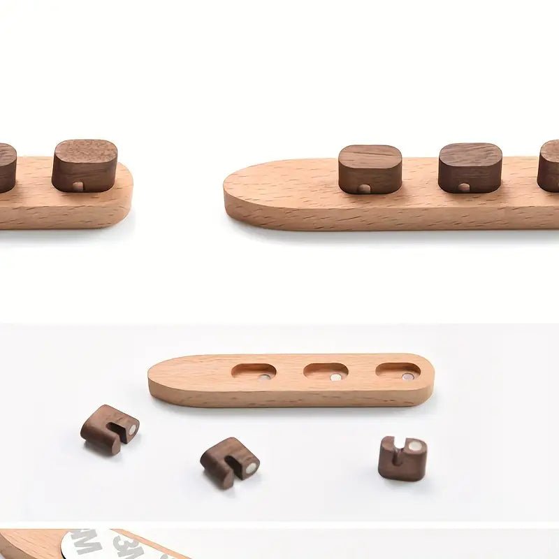 Wooden Cable Organizer Clip