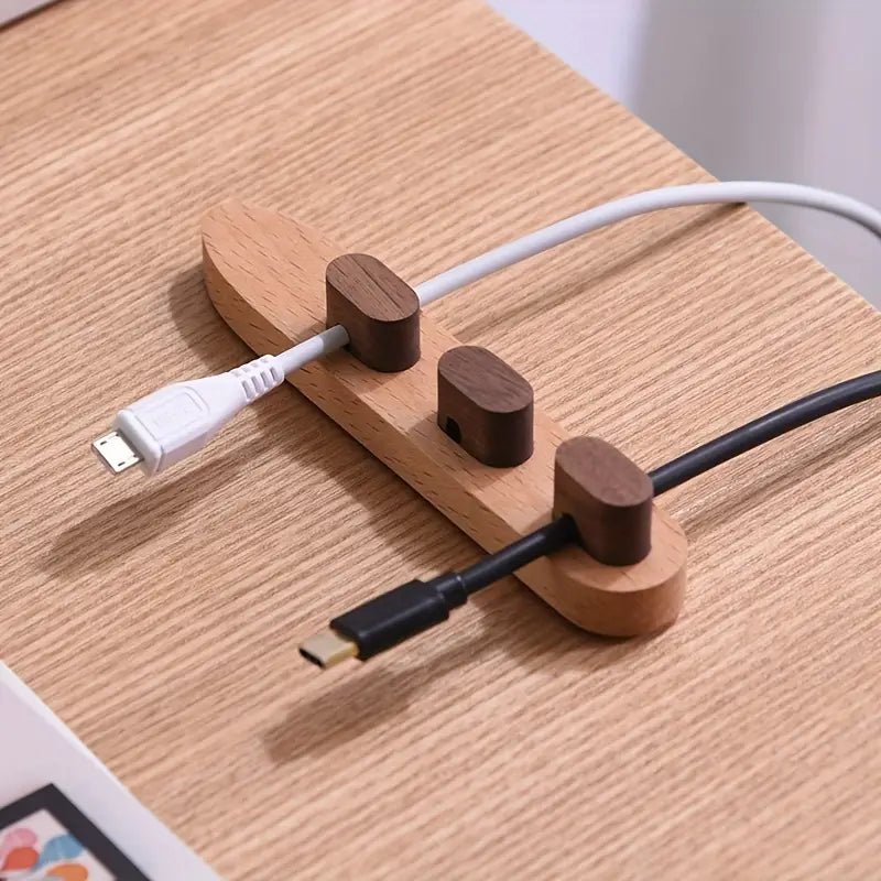 Wooden Cable Organizer Clip
