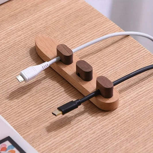 Wooden Cable Organizer Clip